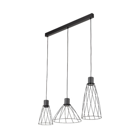 Lampa wisząca MODESTO BLACK 3 listwa (10149) - TK Lighting