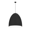 Lampa wisząca GANDRA duża czarna (5027) - Shilo