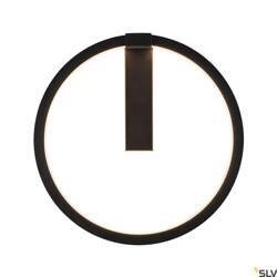 ONE 40 DALI, wewnętrzna oprawa ścienna LED, czarna, 3000 K/4000 K (1002915) - SLV