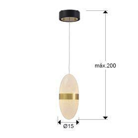 Garden lampa wisząca 1L (305617) - Schuller