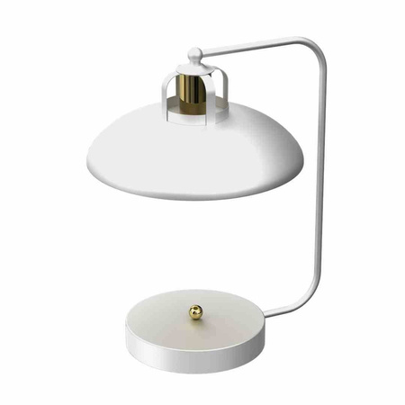 Lampka biurkowa FELIX WHITE/GOLD 1xE27 (MLP7706) - Milagro