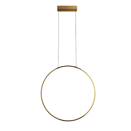 Lampa wisząca MIRROR duża złota (LP-999/1P L GD) - Light Prestige