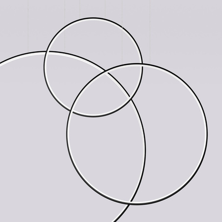 Lampa wisząca RIO 3 55/78/110 czarna LED 3000K (TH.540) - Thoro Lighting