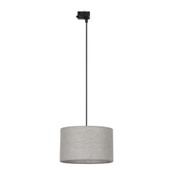 Lampa szynowa wisząca  z abażurem TRACER LINEN 380 TRÓJOBWODOWY 1XE27 (10690) - TK Lighting