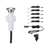 Oprawa do wbudowana Plug & Shine MicroPen II zestaw kompletny 5x0,2W 3000K IP67 24V zestaw dodatkowy srebrny / stal (PL93695) - PAULMANN