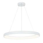 PENDANT LIGHT 60W 3000K ALUMINUM & ACRYLIC BRIDGELUXX CHIP DIMMABLE SANDY WHITE (2061 Zambelis) - Zambelis