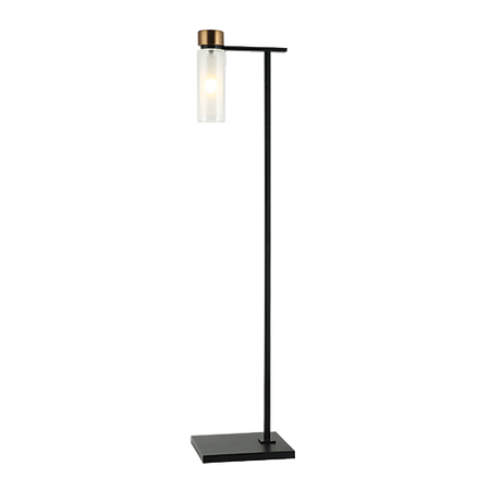 FLOOR LAMP E14 SANDY BLACK ANTIQUE BRASS (22136 Zambelis) - Zambelis