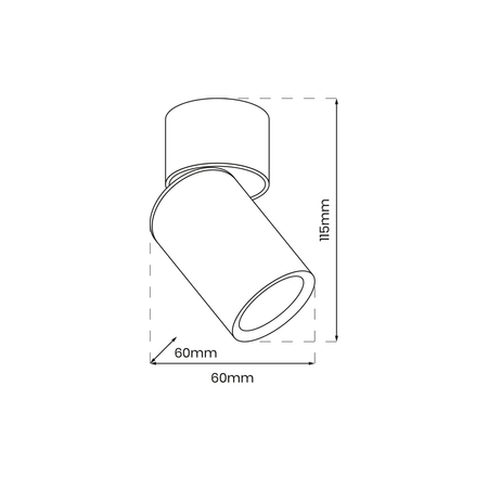 Lampa sufitowa Andy Spot 1 (ML9932) - Milagro