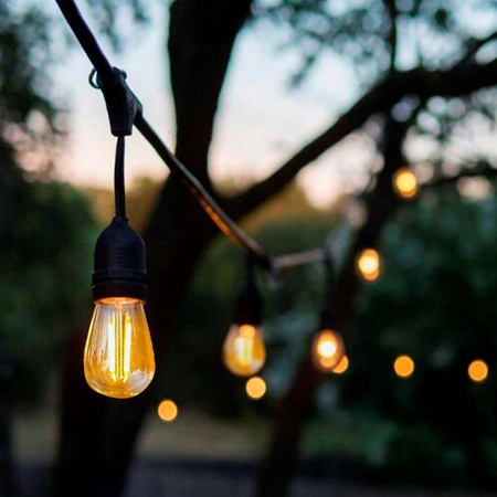 GIRLANDA 10 METRÓW Z ŻARÓWKĄ FILAMENTOWĄ 10x1,5W (EKO6925) - Eko-Light