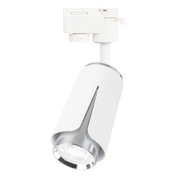 FLOWER WHITE CHROME TRACK 1xGU10 (ML0271) - Milagro