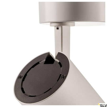 NUMINOS® SPOT PHASE M, wewnętrzna oprawa sufitowa natynkowa LED, biała/czarna 3000 K 24° (1004206) - SLV