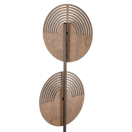 Drewniana lampa podłogowa  2XG9 (16135) - TK Lighting