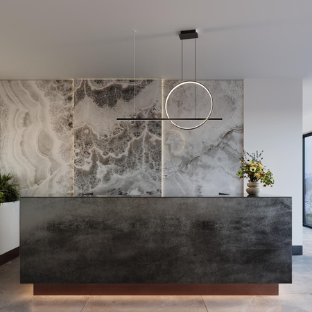 Lampa wisząca GLAD biała LED 4000K (TH.493) - Thoro Lighting