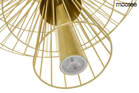 MOOSEE lampa wisząca SESTO złota (MSE010100336) - Moosee