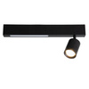 Lampa Sufitowa Magnet 9W+1xGU10 3000/4000K Czarny (ML1130) - Milagro