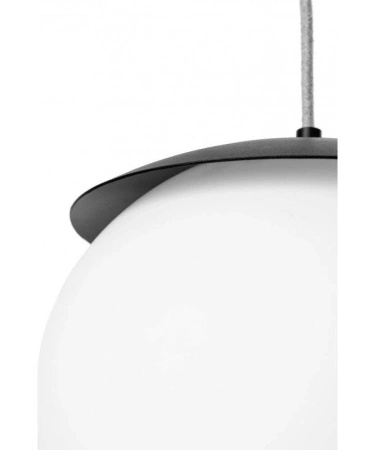 KUUL G czarna sufitowa lampa wisząca z podwyższoną szczelnością IP44 (KLG122PS0) - Ummo