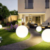 Biała lampa ogrodowa kula BALL 60 cm (ES-B060) - Step into Design