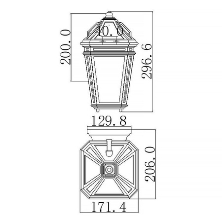 Kinkiet zewnętrzny Londontowne (FE-LONDONTOWNE) - Elstead Lighting