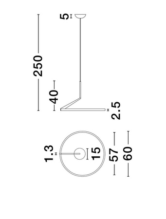 Lampa wisząca wewnętrzna ZUDANEZ (LE44648) - Luces Exclusivas