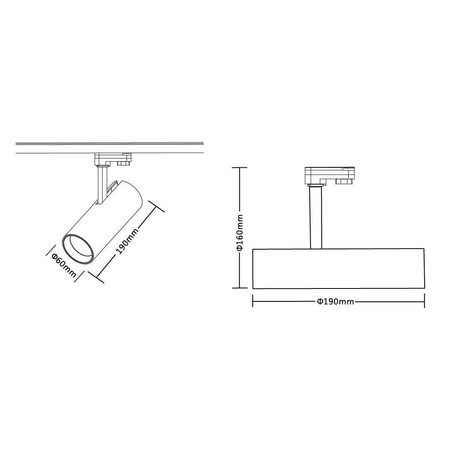 Reflektor Sumba 20W 2700/4000K Biały 3 Obwodowy (ML1110) - Milagro