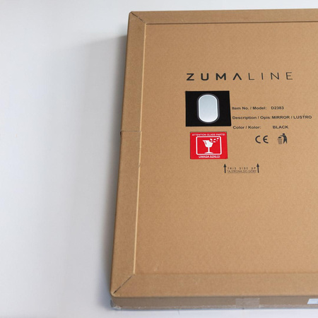 LUSTRO LED 70/50 CM CZARNE/BLACK (D2383) - Zuma Line