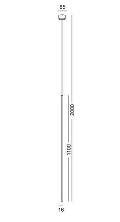 Lampa Wisząca SCOP 012 SLIM (5012S1103) - Elkim Lighting