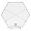 Panel LED Natynkowy HEXAGON BY-SLS-6C Plaster Miodu 40W Biały - Syntron