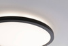 Plafoniera ATRIA SHINE LED Backlight 11.2W 850lm okrągła 190mm 3000K 230V czarny matowy / tworzywo sztuczne (PL70997) - PAULMANN