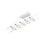 System linkowy zestaw MacII max5x10W GU5,3 Biały mat/Chrom 12V DC 60VA twszt/metal (PL94432) - Paulmann