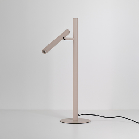Beżowa lampa stołowa z wyłącznikiem dotykowym TROST TABLE BEIGE (AZ6802) Azzardo