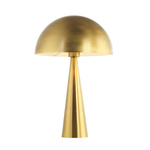 TABLE LAMP E14 MAX 25W IRON MATERIAL  BRUSHED BRASS  ON OFF SWITCH (20211 Zambelis) - Zambelis