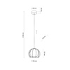 Lampa wisząca BENIAMIN 1PŁ (4811) - TK Lighting