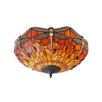 Plafon Dragonfly flame (70721) Tiffany