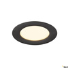 DOWNLIGHT V 100 czarna, osłona płaska czarna (1007477) - SLV