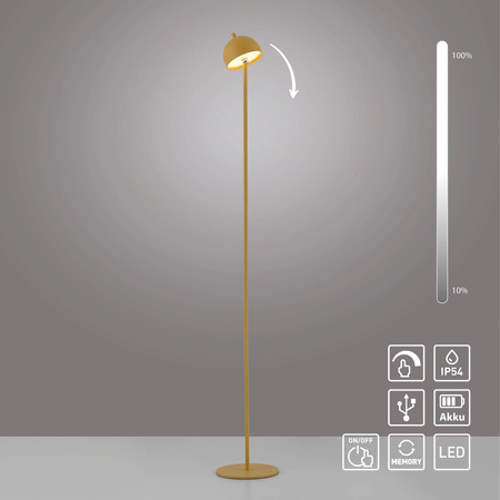 BELLIS LAMPA PODŁOGOWA ŻÓŁTA (19245-81) - Paul Neuhaus