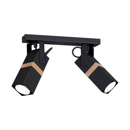 Lampa sufitowa VIDAR BLACK 2xGU10 (MLP5401) - Milagro