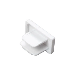 Zasilanie + Zaślepka Do Szynoprzewodu Biały 1-Obwodowy (ML2142) - Milagro