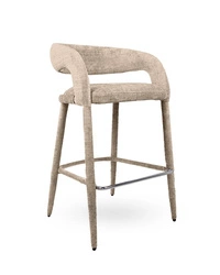 MaMaison krzesło barowe IRIS beżowe (MM001501100351) - MaMaison