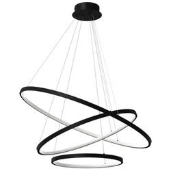 Lampa wisząca HOOP BLACK 93W LED (ML1543) - Milagro