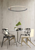 Lampa wisząca CLAUD czarna (22808-WOOD) - Zuma Line