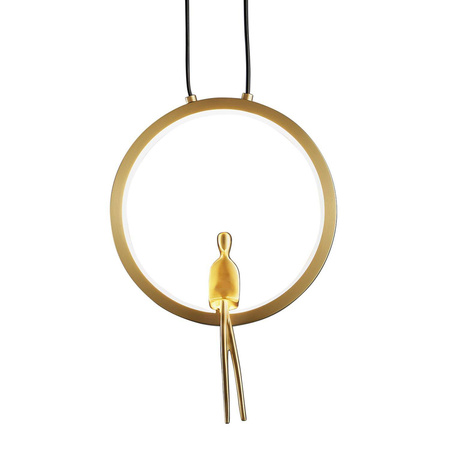 Lampa wisząca AMICI led złota 27 cm (ST-D7774 gold) - Step into Design