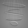 Lampa wisząca Ledowe okręgi No.5 Φ120 cm  3k czarna Altavola Design (LA085/P_120_in_3k_black) - ALTAVOLA DESIGN