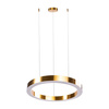 Lampa wisząca CIRCLE 60+60 LED mosiądz na 1 podsufitce (ST-8848-60+60 brass) - Step into Design
