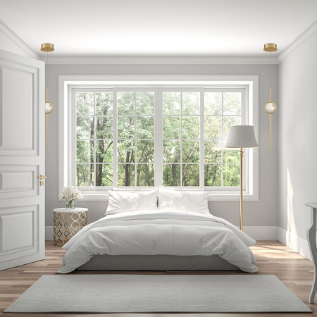 Lampa wisząca Barletta - 1 źródło światła - Szczotkowane złoto (QN-BARLETTA-1P-BG) - Quintiesse