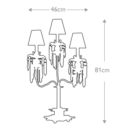 Lampa stołowa Birdland (FB-BIRDLAND-TL3) - Elstead Lighting