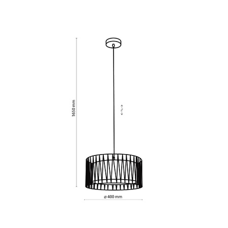 Lampa wisząca HARMONY NATURE Ø 50 (4557) - TK Lighting