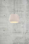 Lampa wisząca z bawełnianym abażurem DICTE Nordlux E27 60W Tekstylia Beżowy