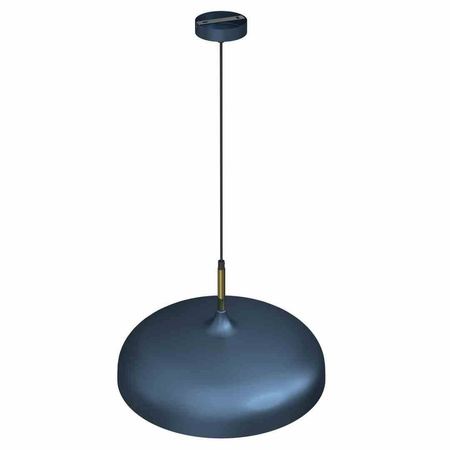 Lampa wisząca LINCOLN BLUE/GOLD 1xE27 45cm (MLP7901) - Milagro