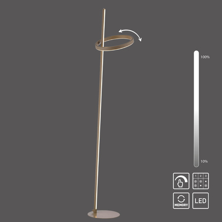 RITUS LAMPA PODŁOGOWA PIASKOWA (15397-39) - Paul Neuhaus