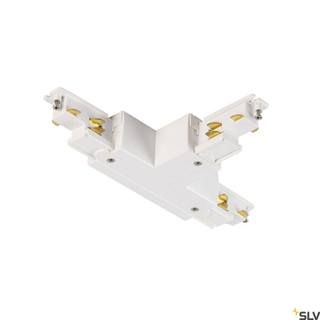 S-TRACK DALI, złącze T, regulowane, z możliwością zasilania, lewe, kolor biały (1007819) - SLV